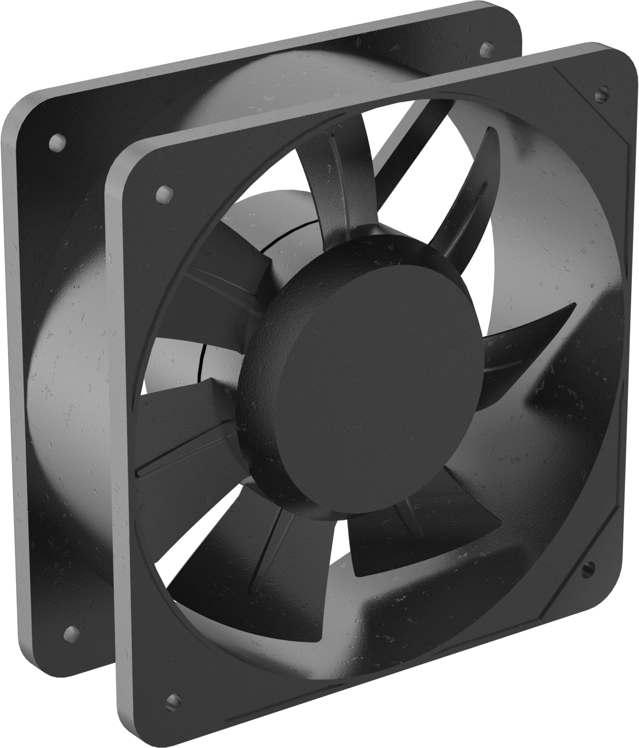 Yüksek Basınçlı Yıkama Ekipmanı - Soğutma Fanı, 230V AC, 205 mm Yükseklik x 205 mm Genişlik x 72 mm Derinlik Toplam