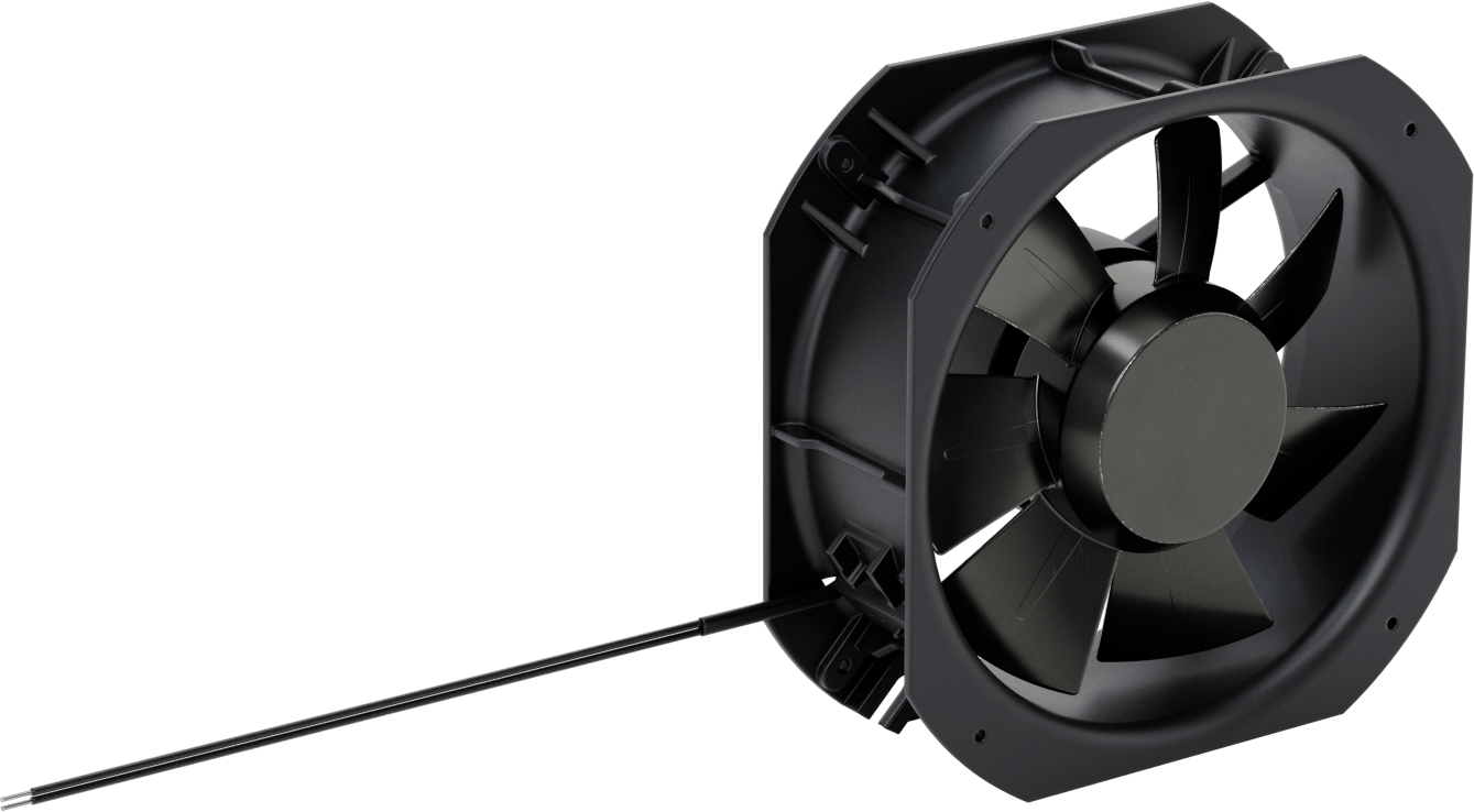 Yüksek Basınçlı Yıkama Ekipmanı - Soğutma Fanı, 115V AC, 225 mm Yükseklik x 225 mm Genişlik x 80 mm Derinlik Toplam