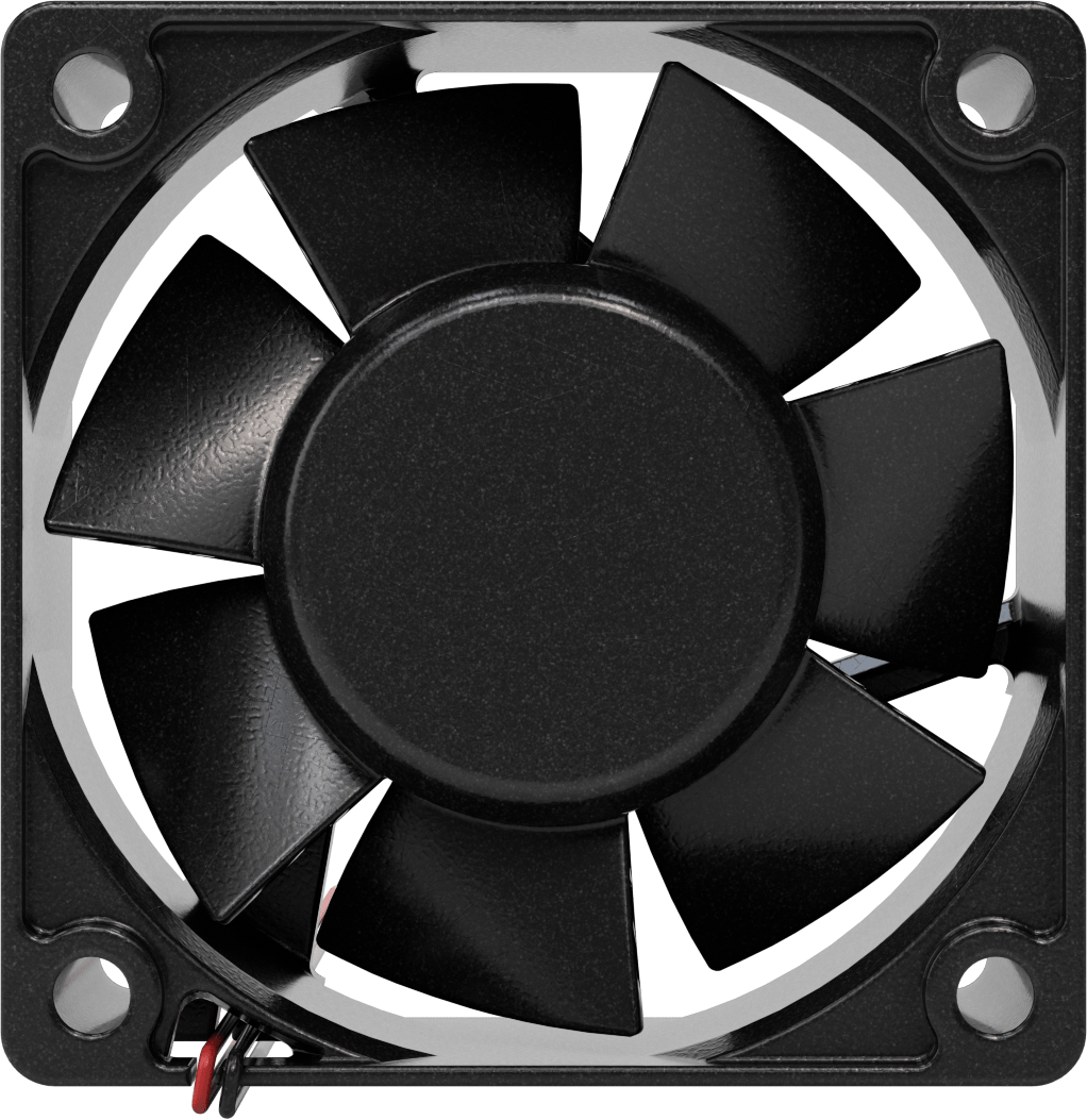 Yıkama DC Ekipmanı-Soğutma Fanı, Yüksek Basınç, 24V DC, 60 mm Yükseklik x 60 mm Genişlik x 25 mm Derinlik