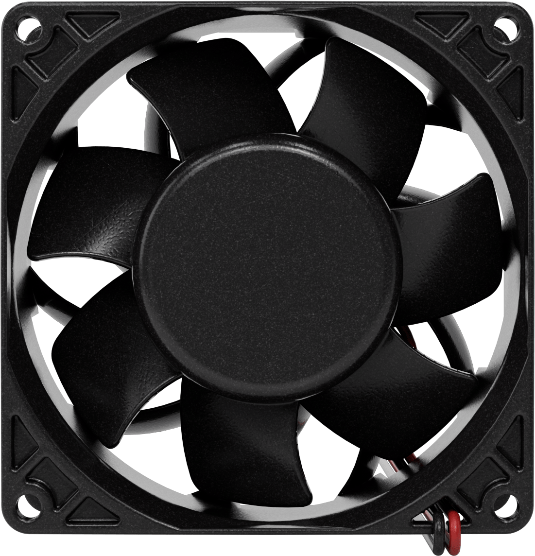 Yıkama DC Ekipmanı-Soğutma Fanı, Yüksek Basınç, 24V DC, 92 mm Yükseklik x 92 mm Genişlik x 38 mm Derinlik