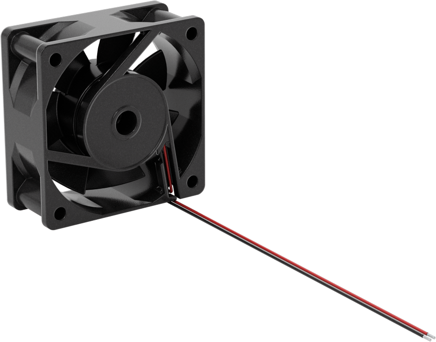 Yıkama DC Ekipmanı-Soğutma Fanı, Yüksek Basınç, 48V DC, 60 mm Yükseklik x 60 mm Genişlik x 25 mm Derinlik