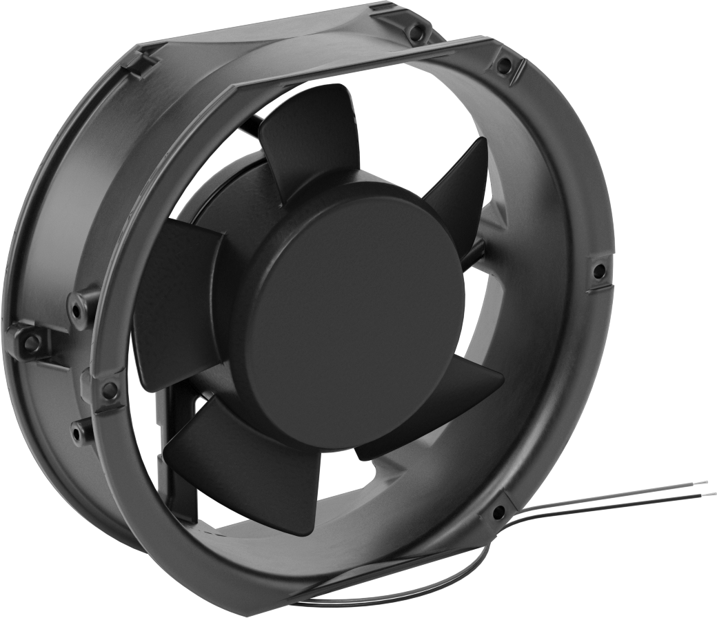 Yıkama DC Ekipmanı-Soğutma Fanı, Yüksek Basınç, 48V DC, 150 mm Yükseklik x 172 mm Genişlik x 51 mm Derinlik
