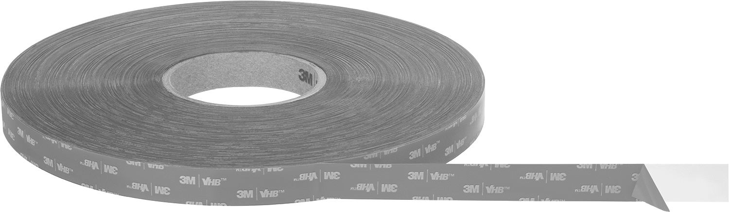 Optik Olarak Şeffaf Köpük Montaj Bandı, 3M VHB 4905, 3/4" Genişlik, 216 Fit Uzunluk