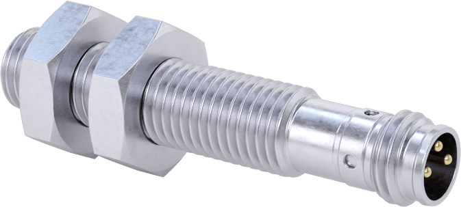 DC Metal Nesne Yakınlık Anahtarı, Pirinç, 3 Kutuplu Fişli Gömme, 1 Kapalı, NPN, 45 mm Uzunluk