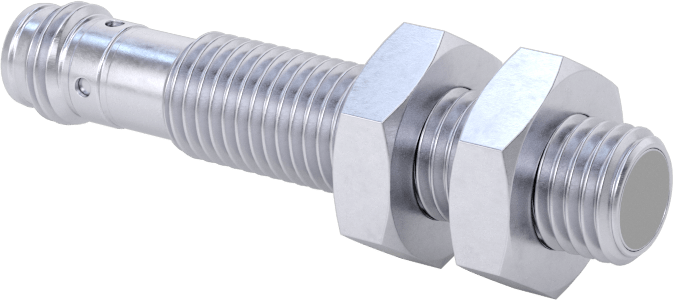 DC Metal Nesne Yakınlık Anahtarı, Pirinç, 3 Kutuplu Fişli Gömme, 1 açık, PNP, 45 mm Uzunluk