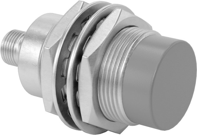 DC Metal Nesne Yakınlık Anahtarı, Pirinç, 4 Kutuplu Fişli Çıkıntılı, 30 mm Çap, NPN, 1 Kapalı