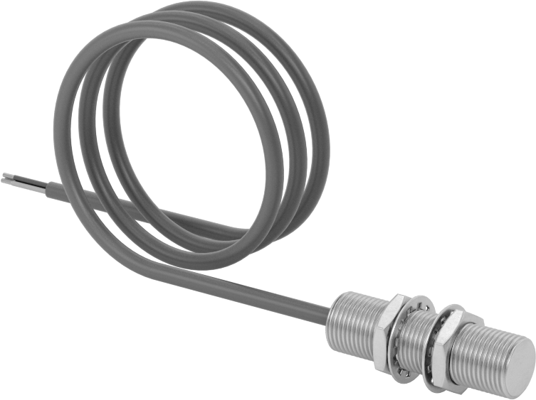 DC Metal Nesne Yakınlık Anahtarı, Pirinç, Tel Uçlu Çıkıntılı, 12 mm Çap, PNP, 1 Kapalı