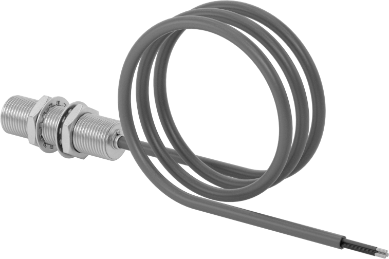 DC Metal Nesne Yakınlık Anahtarı, Pirinç, Tel Uçlu Çıkıntılı, 12 mm Çap, PNP, 1 Kapalı