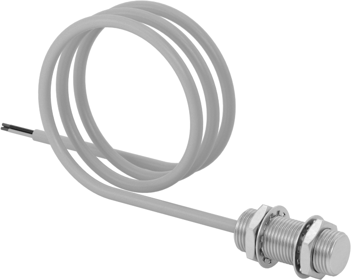 DC Metal Nesne Yakınlık Anahtarı, Pirinç, Kablo Uçlu Gömme, 12 mm Çap, PNP, 1 Kapalı