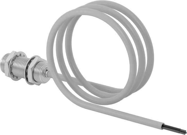 DC Metal Nesne Yakınlık Anahtarı, Pirinç, Kablo Uçlu Gömme, 12 mm Çap, PNP, 1 Kapalı