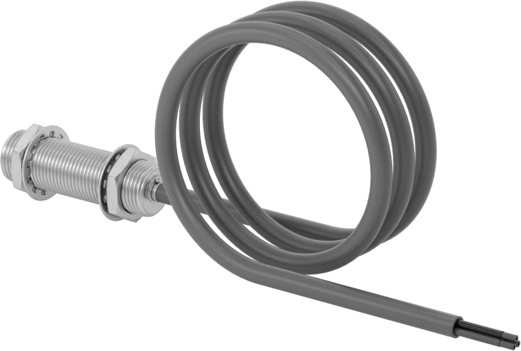 DC Metal Nesne Yakınlık Anahtarı, Pirinç, Kablo Uçlu Gömme, 12 mm Çap, NPN, 1 Kapalı