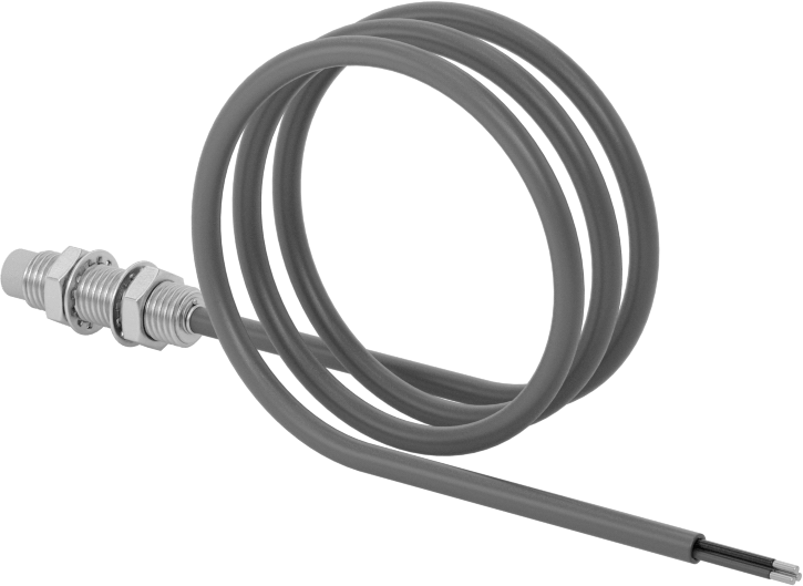 DC Metal Nesne Yakınlık Anahtarı, Pirinç, Tel Uçlu Çıkıntılı, 8 mm Çap, NPN, 1 Kapalı
