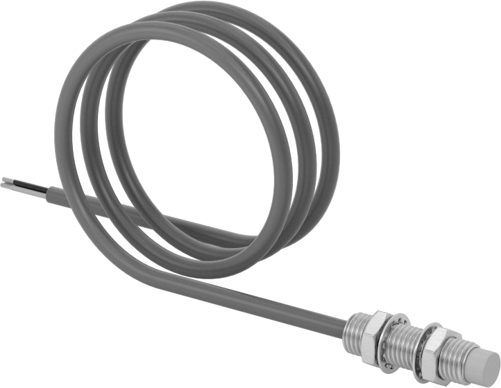 DC Metal Nesne Yakınlık Anahtarı, Pirinç, Tel Uçlu Çıkıntılı, 8 mm Çap, NPN, 1 Kapalı