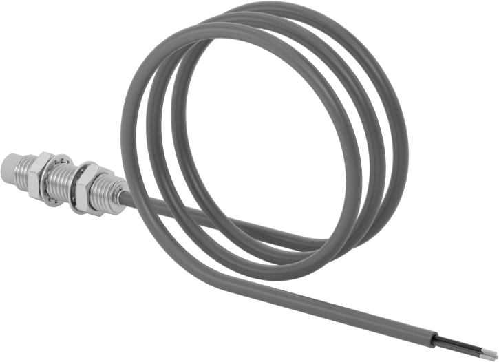 DC Metal Nesne Yakınlık Anahtarı, Pirinç, Tel Uçlu Çıkıntılı, 8 mm Çap, PNP, 1 Kapalı