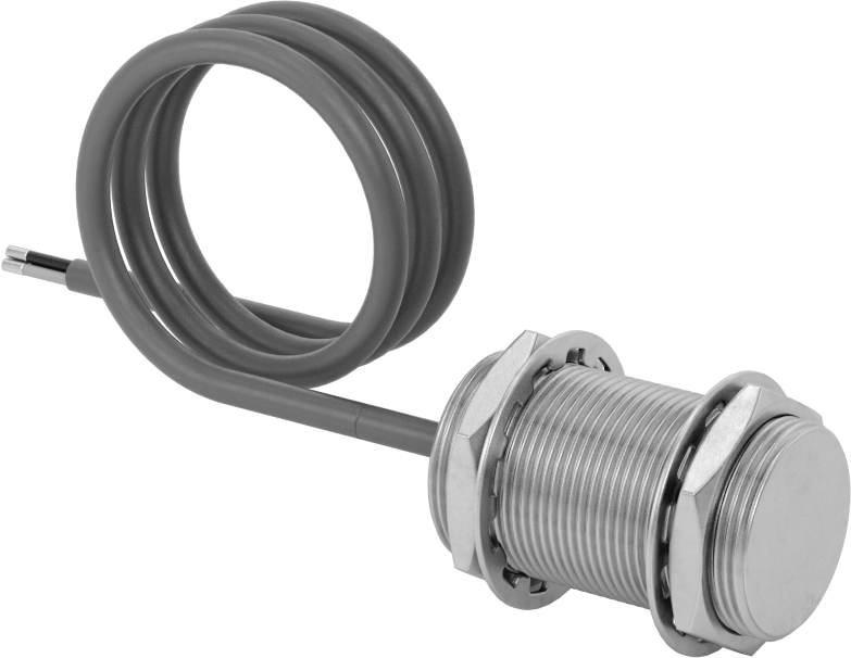 DC Metal Nesne Yakınlık Anahtarı, Paslanmaz Çelik, Kablo Uçlu Gömme, 30 mm Çap, NPN, 1 Kapalı