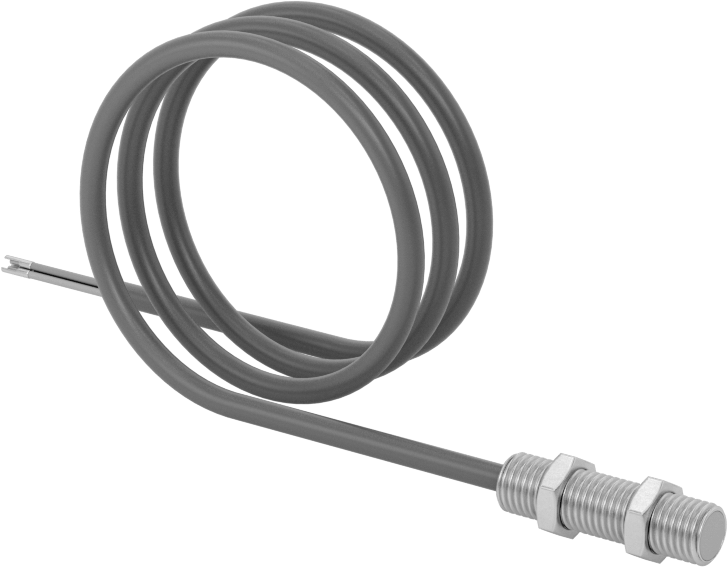 DC Metal Nesne Yakınlık Anahtarı, Pirinç, Kablo Uçlu Gömme, 8 mm Çap, PNP, 1 açık