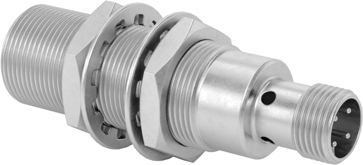 DC Metal Nesne Yakınlık Anahtarı, Pirinç, 4 Kutuplu Mikro Fişli Sifon, 18 mm Çap, PNP, 1 Kapalı