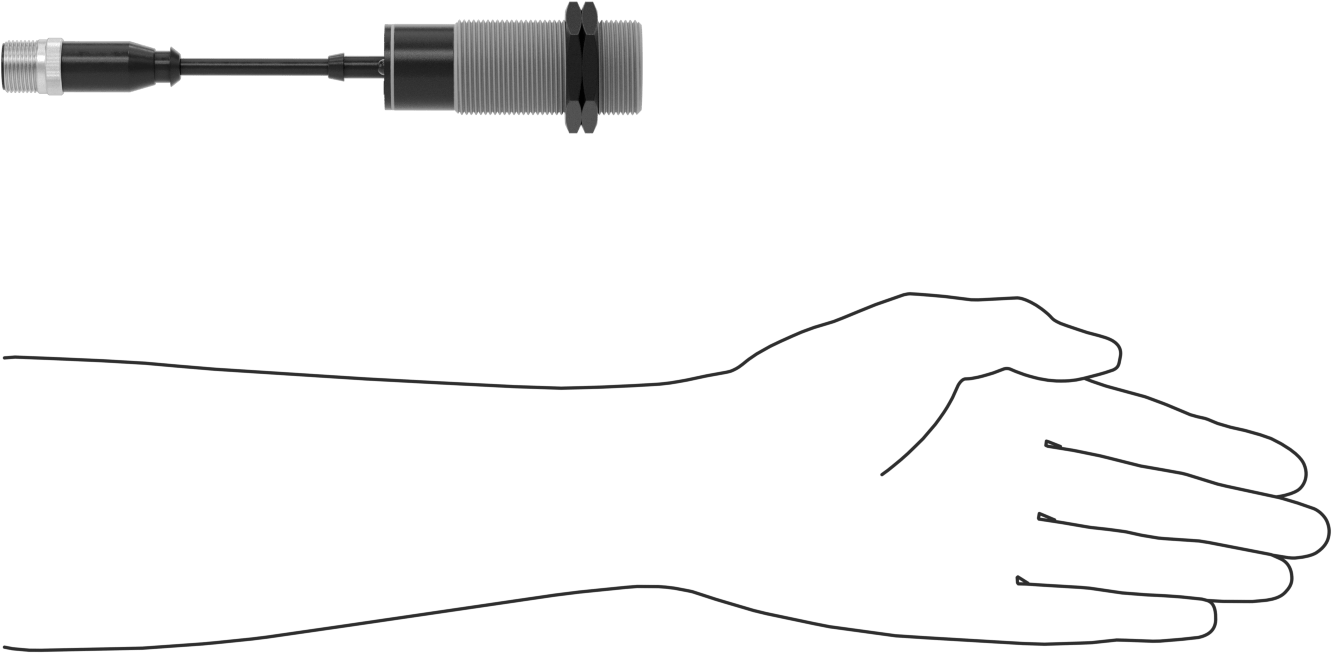 Evrensel Nesne Yakınlık Anahtarı, DC, 3 Kutuplu Mikro M12 Konektör, 30 mm Çap, PNP, 1 Kapalı/1 Açık