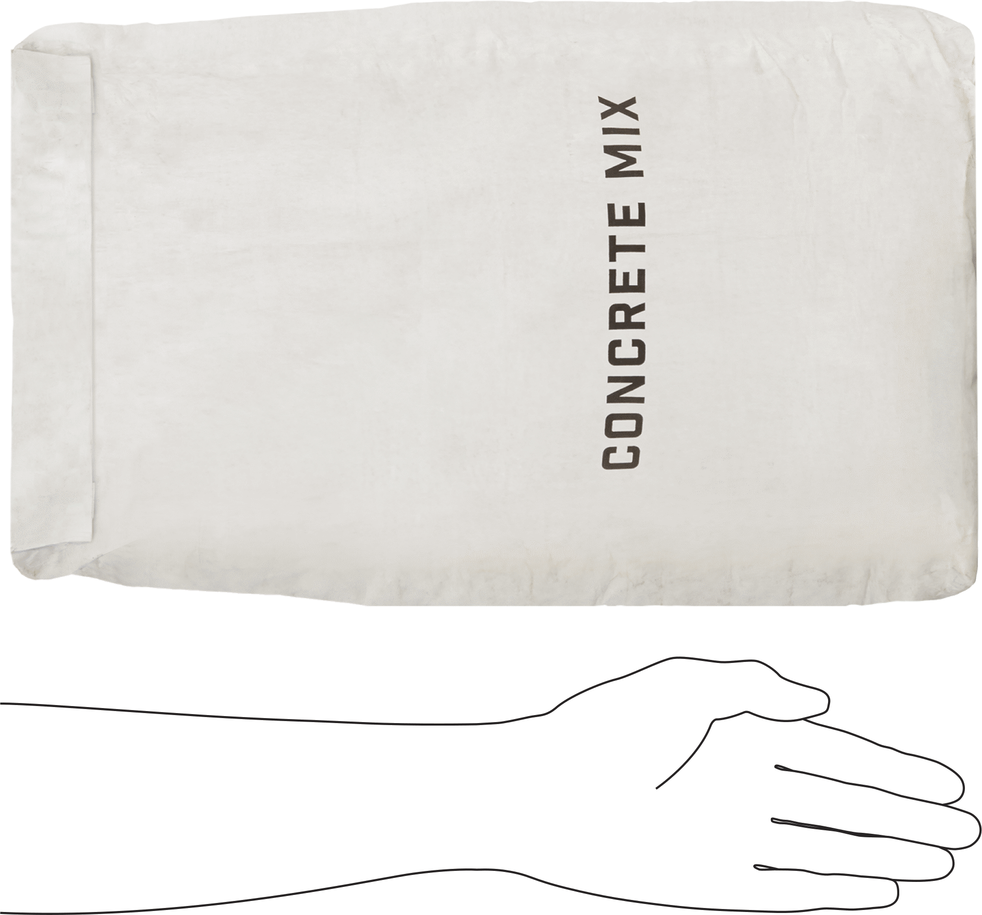 Beton Karışımı, 50 lbs. Torba