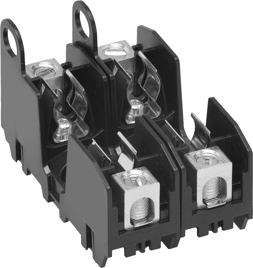 Sigorta Bloğu, 2 adet UL Sınıf H ve K5 1/10-30A sigorta için, 250V AC