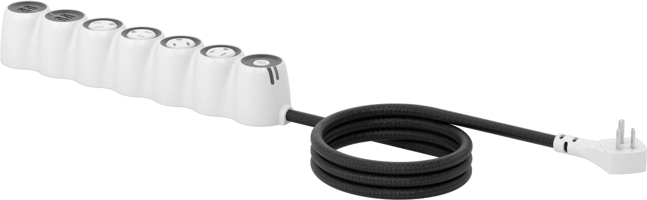 Priz Şeridi, 4 Adet USB-A Bağlantı Noktalı, 4 Çıkış