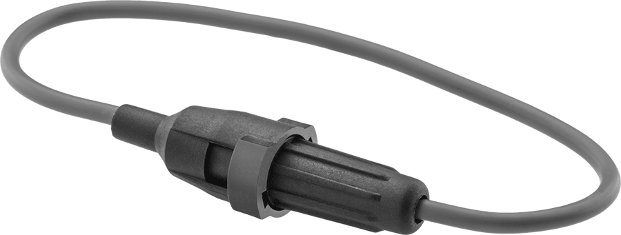 Cam ve Seramik Tüp Sigortası için Sıralı Tutucu, 1/10-6,3A Sigorta için, 32V AC/DC, Tel Uç Bağlantısı