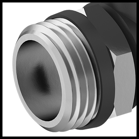 Male Threads with Gasket