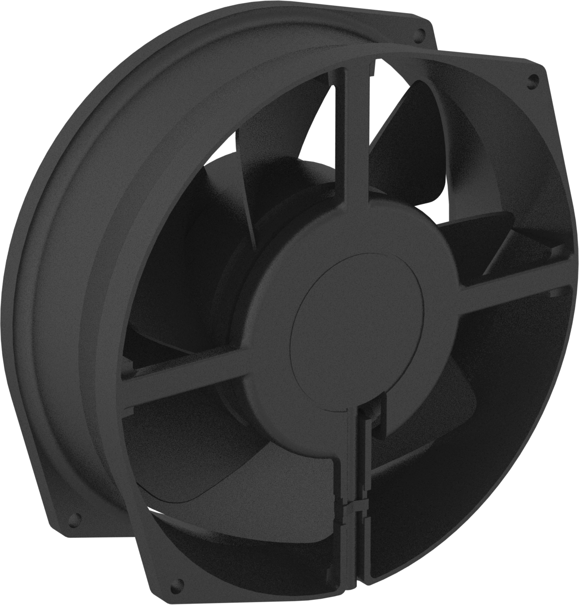 Yüksek Sıcaklık Ekipman Soğutma Fanı, Tel Uçlu, 115V AC, 150 mm Yuvarlak
