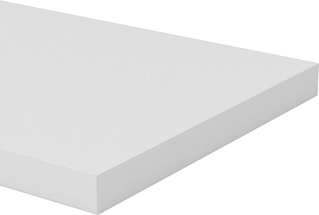 UHMW Şerit, Arka Yüzü Yapışkanlı, 1" Genişlik, 3/32" Kalınlık