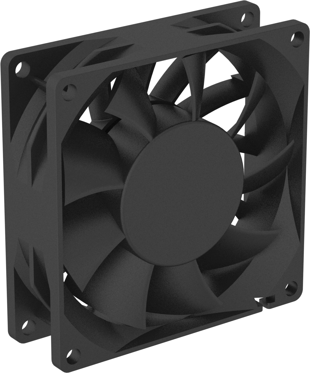 Dalgıç DC Ekipman Soğutma Fanı, Kare, 12V DC, 3,15“ Yükseklik x 3,15” Genişlik x 0,99" Toplam Derinlik