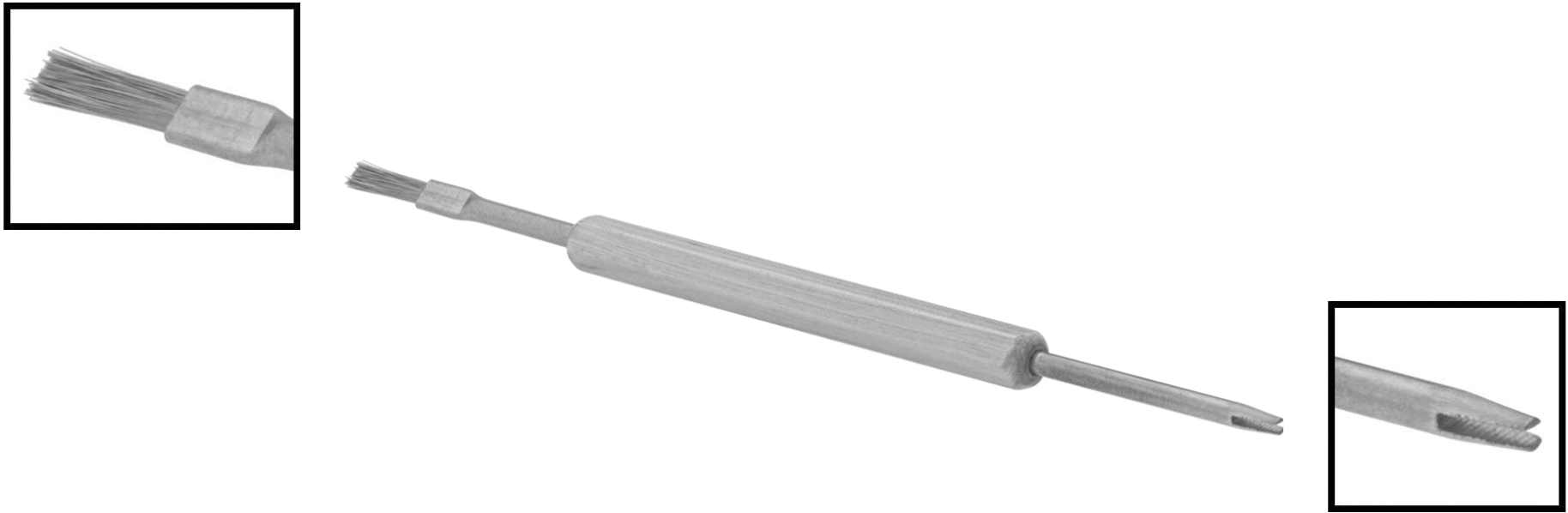 Brush Tip × Fork Tip