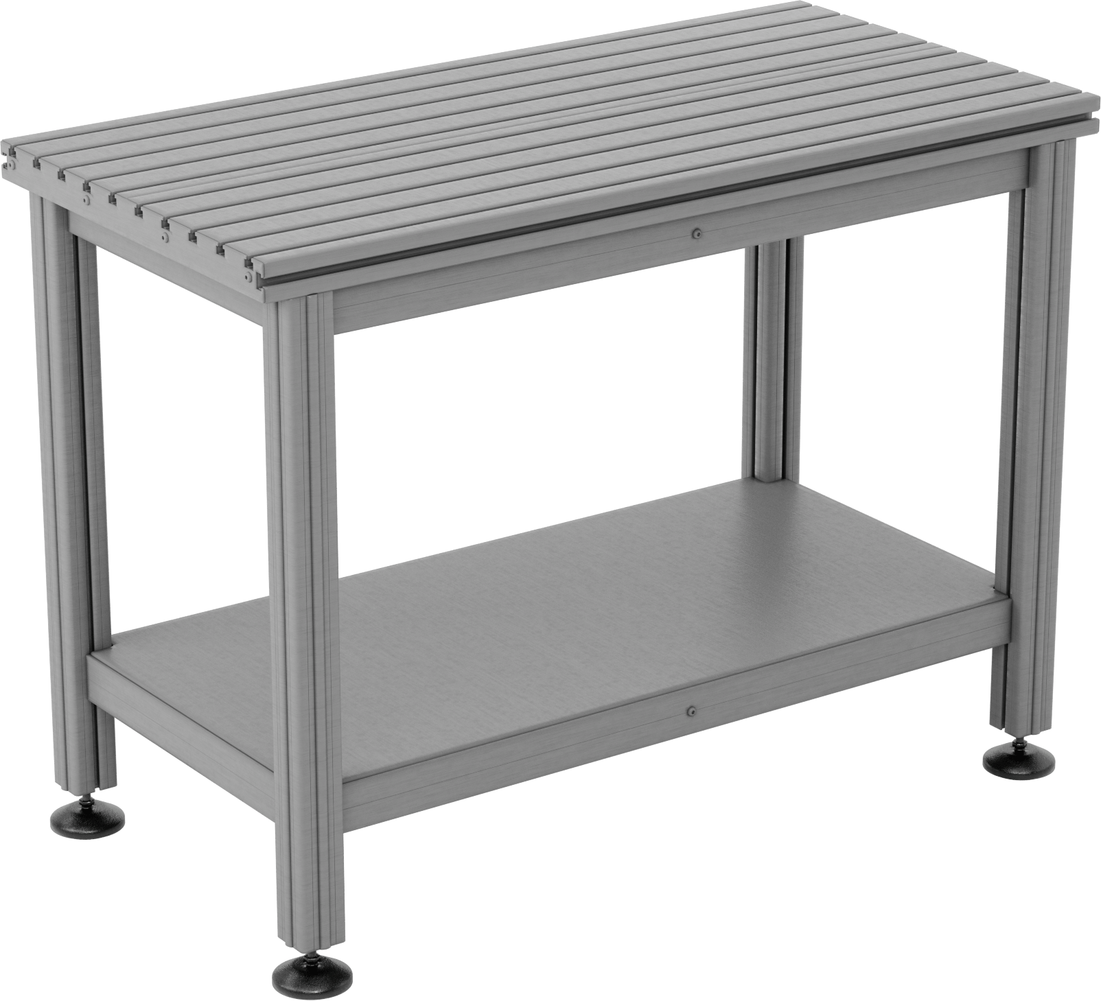 T-Yuvalı Sabitleme Masası, 1000 mm Uzunluk x 500 mm Genişlik x 750 mm Yükseklik Toplam