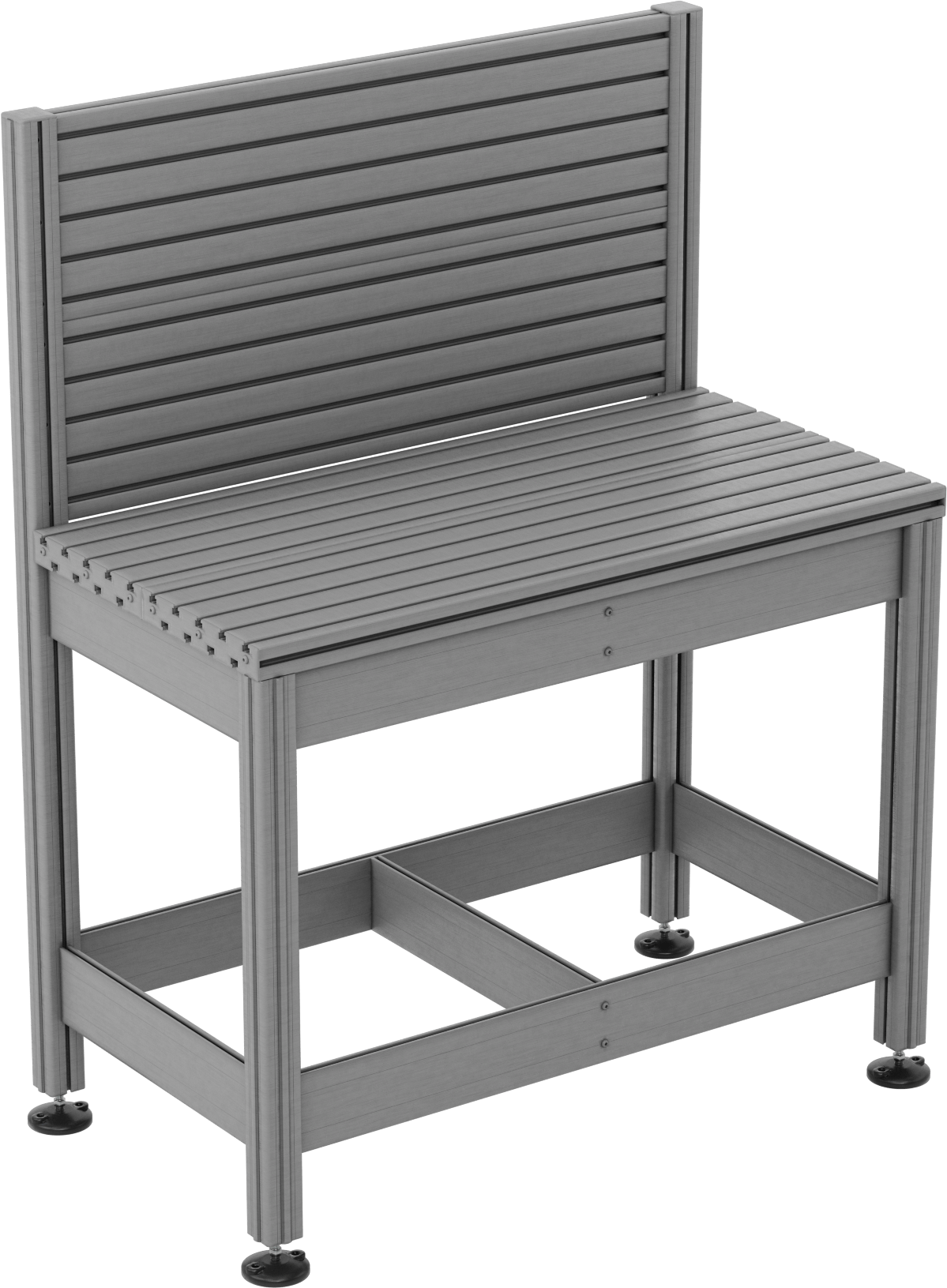 T-Yuvalı Sabitleme Masası, 1000 mm Uzunluk x 500 mm Genişlik x 1300 mm Yükseklik Toplam