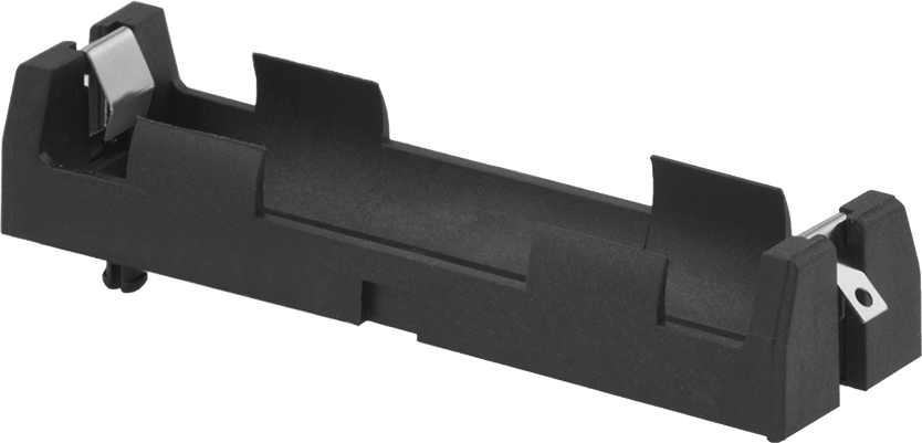 Single Battery Layout with Spring-Clip Contact