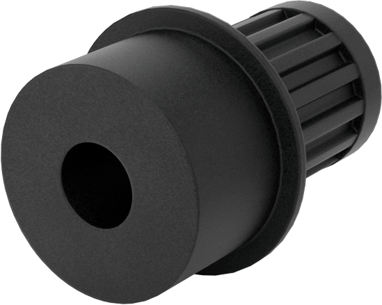 MXL Serisi Hafif Zaman Kayışı Kasnağı, 6 mm Maksimum Kayış Genişliği, 13mm OD, 17,5 mm Toplam Genişlik, 1 Flanş