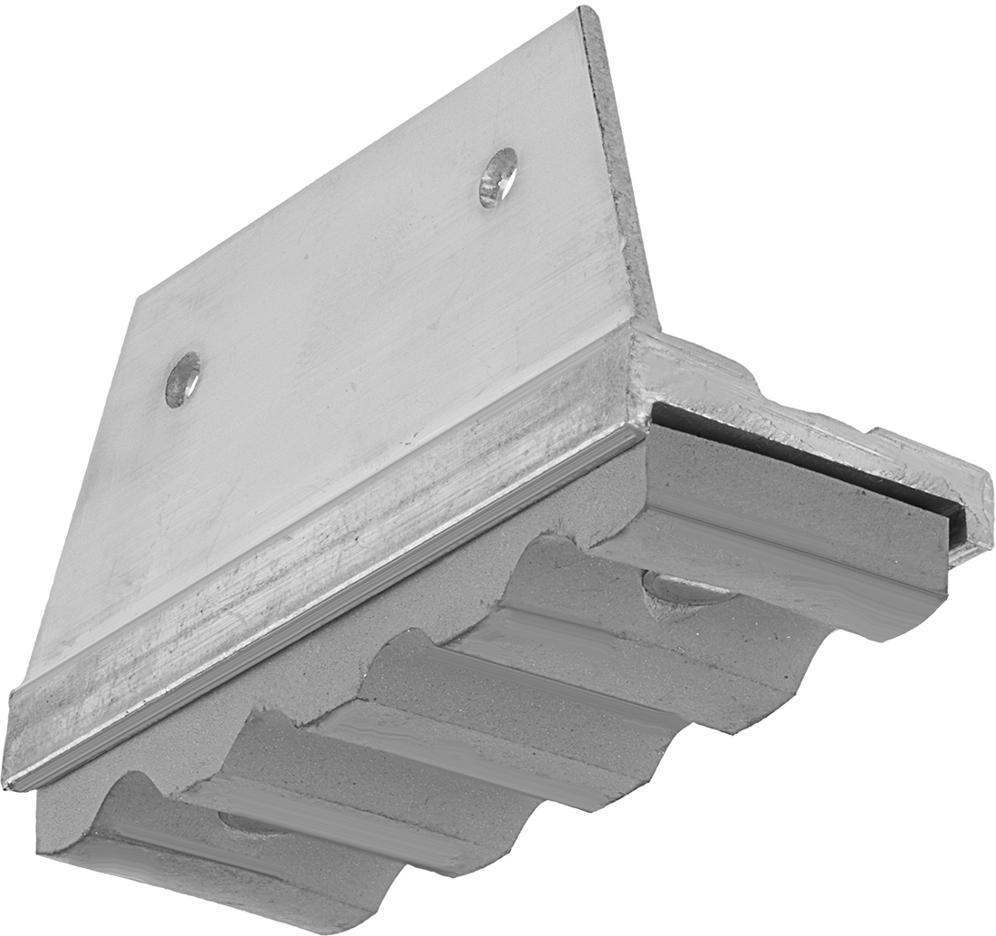 Fiberglas ve alüminyum merdivenler için dört adet Werner 21-7 pabuç