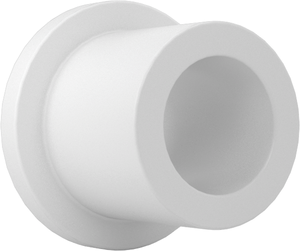 Kuru Çalışan Yağ Dolgulu Naylon Kovanlı Rulman, 1/4" Mil Çapı için, 3/8" Uzunluk, 1/2" Flanş Dış Çapı