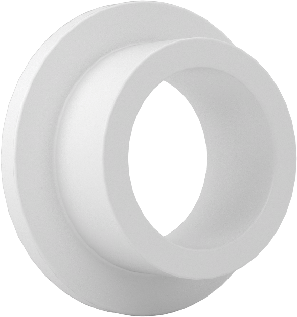 Kuru Çalışan Yağ Dolgulu Naylon Kovanlı Rulman, 3/8" Mil Çapı, 1/4" Uzunluk, 11/16" Flanş Dış Çapı