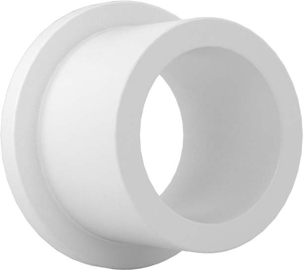 Kuru Çalışan Yağ Dolgulu Naylon Kovanlı Rulman, 3/8" Mil Çapı, 3/8" Uzunluk, 5/8" Flanş Dış Çap