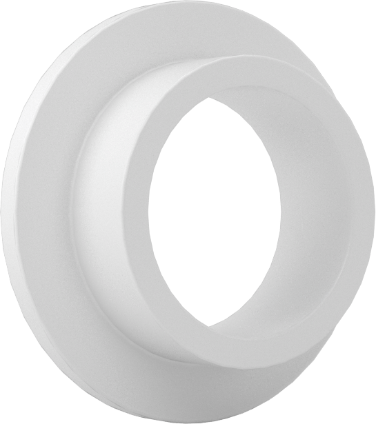 Kuru Çalışan Yağ Dolgulu Naylon Kovanlı Rulman, 1/2" Mil Çapı için, 1/4" Uzunluk, 7/8" Flanş Dış Çap