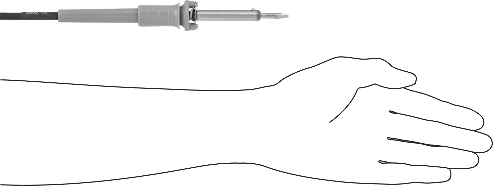 Lehim Havyası, 3/16" Şaft Çaplı Uç, 25W