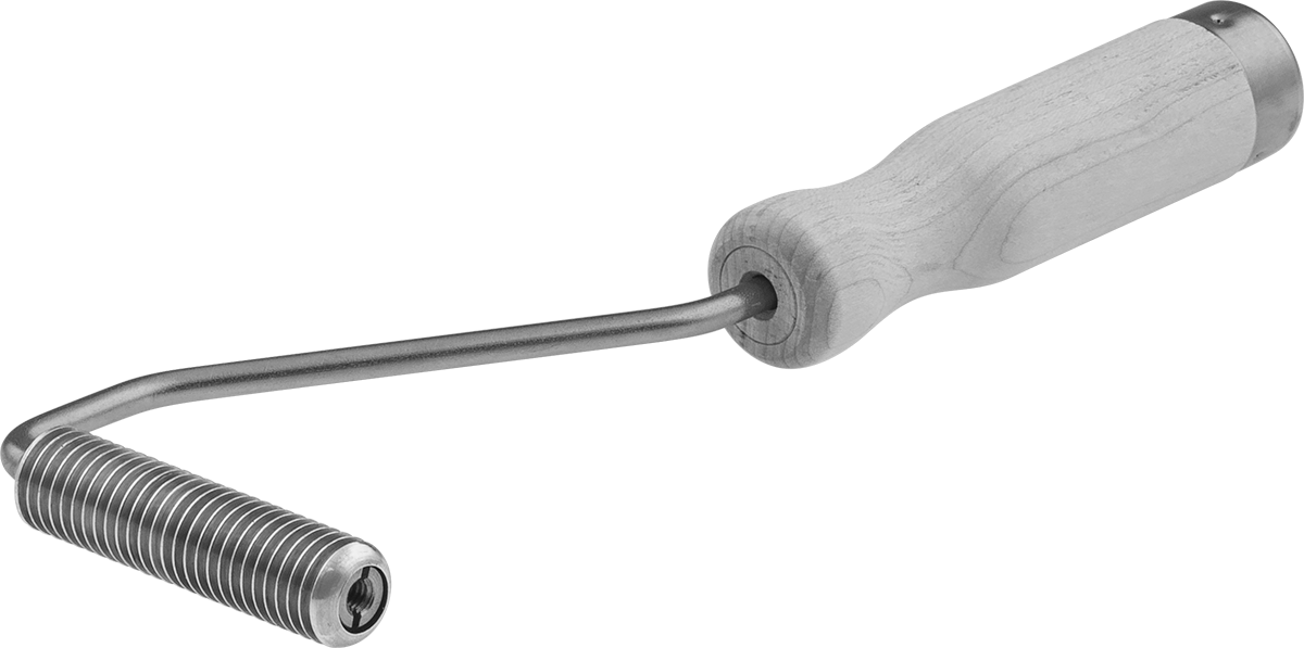 Oluklu Laminasyon Silindiri, 3/4 inç Çap, 3" Genişlik