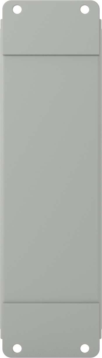 22 mm Basma Düğmesi için Toz Geçirmez Muhafaza, Çıkarılabilir Kapaklı, 4 Delik, 9" x 3-3/4"