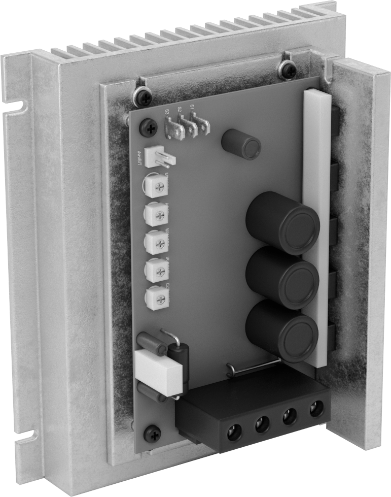 Düşük Gerilim DC Motor Hız Kontrolü, 3/4 ve 1 hp için
