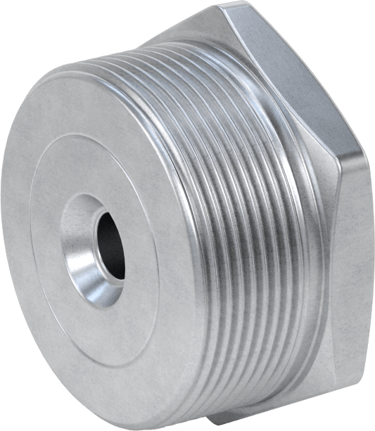 Yüksek Basınçlı Galvanizli Çelik Boru Bağlantı Elemanı, Düz Burç Adaptörü, 2 NPT Erkek x 1/4 NPT Dişi
