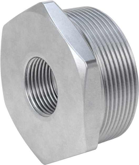 Yüksek Basınçlı Galvanizli Çelik Boru Bağlantı Elemanı, Düz Burç Adaptörü, 2 NPT Erkek x 3/4 NPT Dişi