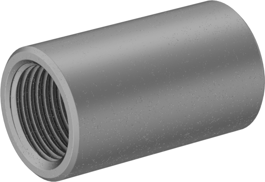 Yüksek Basınçlı Galvanizli Çelik Boru Bağlantı Elemanı, Düz Redüktör, 3/8 x 1/8 NPT Dişi