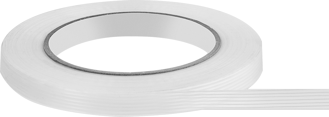 Hafif Hizmet Tipi Takviyeli Çemberleme Bandı, 1/2" Genişlik, 180 Fit Uzunluk