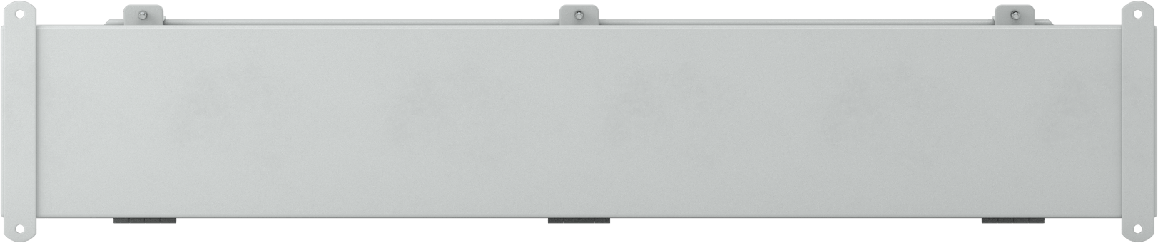 Yağ Sızdırmaz Kapalı Oluklu Kablo Kanalı, 6“ Genişlik x 6” Derinlik, 3 Fit Uzunluk