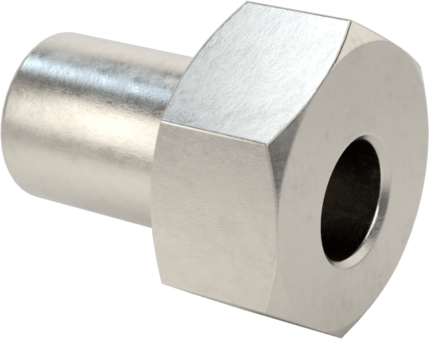 Altıgen Flanşlı Eksantrik Burç, 12 mm Delik Çapı için